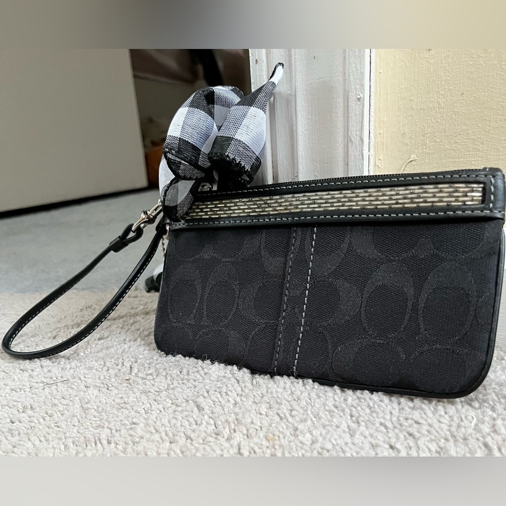 Coach Beaded Wristlet